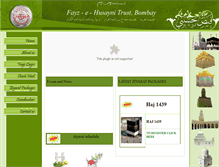 Tablet Screenshot of fayzehusayni.com